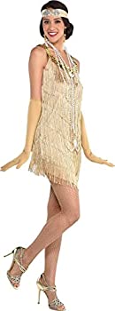 【中古】【輸入品・未使用】Party City チャールストン フラッパー ハロウィンコスチューム レディース ギャツビーパーティー シャンパンドレス S/M (6-8)