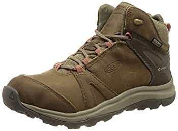 【中古】【輸入品・未使用】KEEN (キーン) レディース テラドーラ 2 ミッドハイト レザー 防水 ハイキングブーツ, ブリンドル/レッドウッド, 10