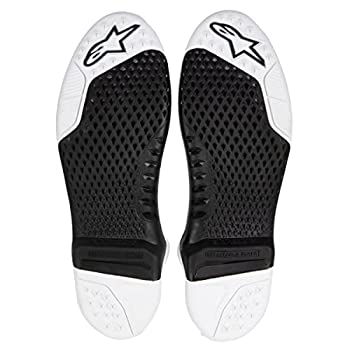 【中古】【輸入品・未使用】Alpinestars ユニ 大人用 Tech 10 新世代ソール ブラック/ホワイト サイズ13/14 (マルチ、ワンサイズ)|スカイマーケットプラス