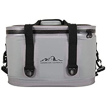 【中古】【インポート品・未当て嵌める】American Outback 24缶(15L)氷河空調設備 溶接シーム付き添い人 18in x 10in x 11in 薄墨色 (SS-15L-COOL-GREY)