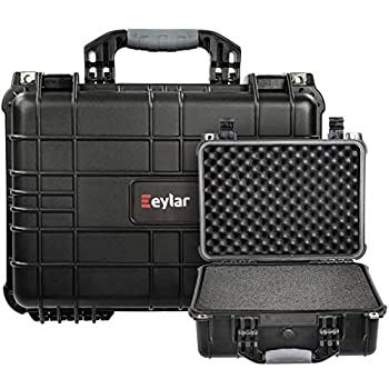 【中古】【輸入品・未使用】Eylar スタンダード 16インチ ギア 装備 ハードカメラケース 防水 フォーム付き (ブラック) TSA規格