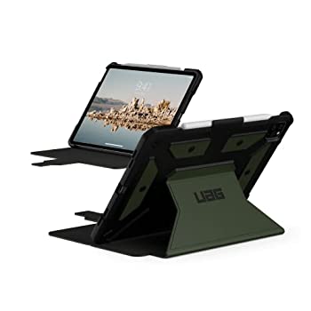 【中古】【輸入品・未使用】URBAN ARMOR GEAR UAG iPad Air 10.9インチ用 ケース iPad 第5世代 2022年 ケース グリーン オリーブ 頑丈 スムーズ エクステリア マルチアング