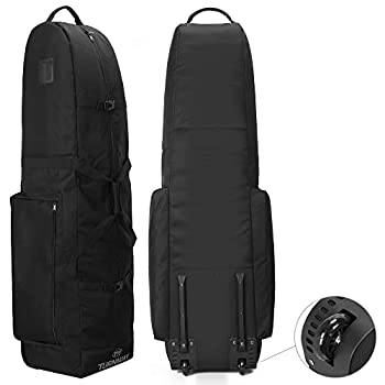 【中古】【インポート品・未当て嵌める】TurnWay 折りたたみ式パッド入り口・入口ゴルフ旅行御徒面子 高耐久 900D ポリエステル ゴルフ野球クラブ御徒面子 雨合羽 ゴルフキャリーバッグ 手押し車御徒面子