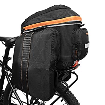【中古】【輸入品・未使用】Ibera(イベラ)クリップ式 着脱が容易なコミューターバイクバッグ 拡張型のミニパニエバッグ付き