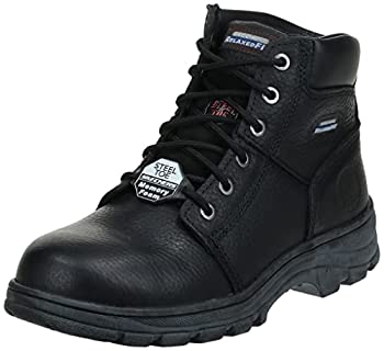 【中古】【輸入品・未使用】Skechers for Work Men's Workshire Relaxed Fit Work Steel Toe Boot,Black,7 W US|スカイマーケットプラス