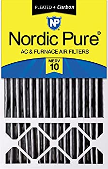 【中古】【輸入品・未使用】Nordic Pure 16x25x4/16x25x5 (4-3/8実際の深さ) MERV 10 プリーツプラス カーボン Honeywell FC100A1029 交換用エアコン炉エアフィルター 1パッ｜スカイマーケットプラス