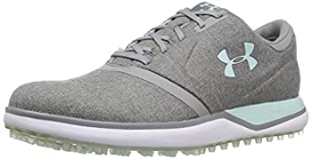 【中古】【輸入品・未使用】Under Armour Women's Performance SL Sunbrella Golf Shoe, Steel (100)/Refresh Mint, 5.5