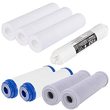 【中古】【輸入品・未使用】Yescom フィルター交換8点セット 5段階逆浸透システムROカートリッジ用