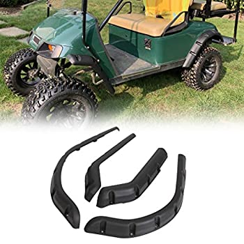 【中古】【輸入品・未使用】ゴルフカート 標準フェンダーフレア 前後 EZGO TXTモデル用 (4個セット)