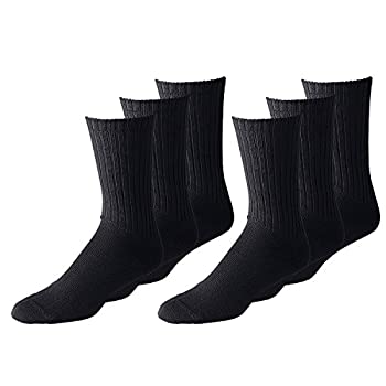 【中古】【輸入品・未使用】Mechaly SOCKSHOSIERY メンズ US サイズ: 48 Pairs Crew カラー: ブラック