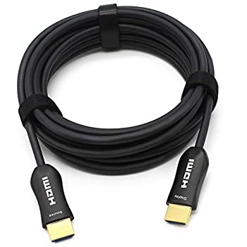 【中古】【インポート品・未当て嵌める】MavisLink HDMI有線テレビ グラスファイバー 100フート 4K 60サイクル HDMI2.0b 18Gbps HDR10 ARC HDCP2.2 YUV4:4/4:2:2/4:2:2:2:2:2:0 か細い軟らかい