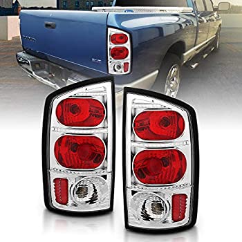 【中古】【輸入品・未使用】AmeriLite 2002-2006 ダッジ・ラム 1500 | 03-06 ラム 2500 3500 ピックアップ ユーロスタイル クリスタルクローム 交換用テールライト ペア -｜スカイマーケットプラス