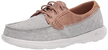 【中古】【インポート品・未当て嵌める】Skechers レディース Go Walk Lite-136071 小船シューズ US 大きさ: 6.5 色つや: 薄墨色
