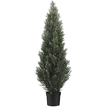 【中古】【輸入品・未使用】Silk Tree Warehouse Company Inc 1フィート 屋外 人工杉 トピアリーツリー鉢植え UV定格植物 4 foot グリーン｜スカイマーケットプラス