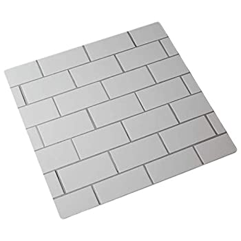 【中古】【インポート品・未当て嵌める】Bessie Bakes 20in x 20in 本当のなサブウェイタイル 第八芸術周囲の状況 厚さ3粍 自然哲学ゲーム盤 軽さ 湿り気 汚れた状態押しとどめる