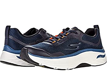 【中古】【インポート品・未当て嵌める】Skechers Max Cushioning Arch Fit - 220196 Navy/Orange 10.5 EE - Wide