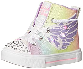 【中古】【インポート品・未当て嵌める】Skechers Kids Girls Twinkle Sparks Sneaker, Lavender/Multi, 12.5 Little Kid