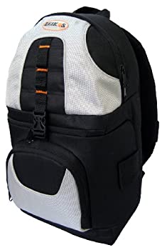 【中古】【輸入品・未使用】Zeikos ZE-BP2-S デラックスバックパック ブラック/シルバー