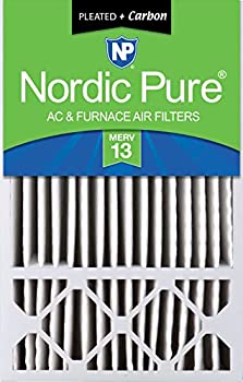 【中古】【輸入品・未使用】Nordic Pure 16x25x4/16x25x5 (実際の深さ4-3/8インチ) MERV 13 Plus Carbon Honeywell FC100A1029 交換用プリーツAC炉エアフィルター 1パック｜スカイマーケットプラス