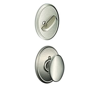 【中古】【輸入品・未使用】Schlage f59siewkf内部パックSiena内部パックノブセットwith Single円柱デッドボルトと装飾ウェイクフィールドローズ Handleset Interior_Siena