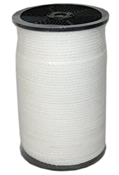 【中古】【輸入品・未使用】T.W. Evans Cordage 27-306 .25 in. x 1000 ft. Hollow Braid Polypro Rope in White