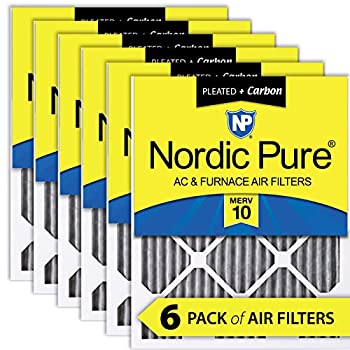 【中古】【輸入品・未使用】Nordic Pure 14?x 20?x 1pm10?C-6プリーツMERV 10?PlusカーボンAC炉フィルタ6パック、14?x 20?x 1?"｜スカイマーケットプラス