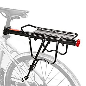 【中古】【輸入品・未使用】HOMEE 自転車ラック 110ポンド / 50KGS リアバイクフレーム アルミニウム合金 ユニバーサル調整可能 カーゴラック機器スタンド フットストック 11,930円