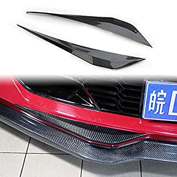 【中古】【輸入品・未使用】Justautotrim カーボンファイバールックカバートリム アクセサリー フロントバンパー ボトムコーナー 2014 2015 2016 2017 2018 シボレー コルベ|スカイマーケットプラス
