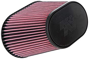【中古】【輸入品・未使用】K&N ユニバーサルクランプオンエアフィルター：高性能、プレミアム、洗濯可能、交換用フィルター：フランジ直径：6.98インチ、フィルター高さ：8