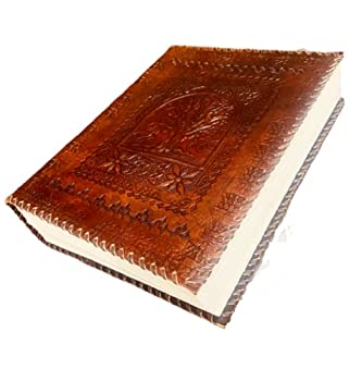 【中古】【輸入品・未使用】600ページ 大容量レザージャーナル | ツリーオブライフジャーナル | ビッグレザースケッチブック | ハンドメイドジャーナル | レザーグリモア |｜スカイマーケットプラス