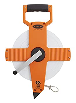 【中古】【インポート品・未当てはめる】Keson NR60M ナイロンコーティングスチールブレードメジャーテープ エクストラデッドフットと輪っか挙げ句のはて付き添い人 (目盛り: m, 糎, 粍)、60米突