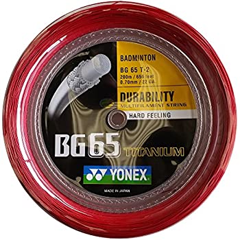 【中古】【インポート品・未当て嵌める】(ヨネックス) Yonex 櫂より糸 BG 65 Ti 200m