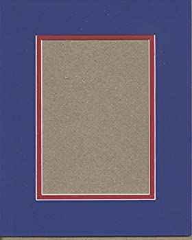 【中古】【輸入品・未使用】24x36 ロイヤルブルー&ブライトレッド ダブルピクチャーマット ホワイトコア 20x30の写真用