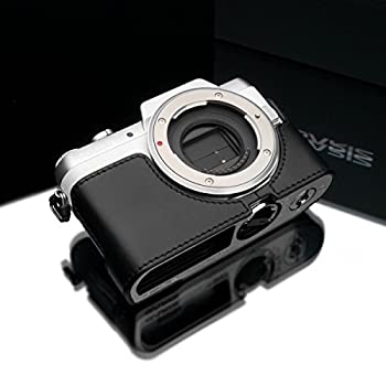 【中古】【輸入品・未使用】Gariz 本革XS-CHGF7BK カメラメタルハーフケース Panasonic Lumix GF7 DMC-GF7用 ブラック