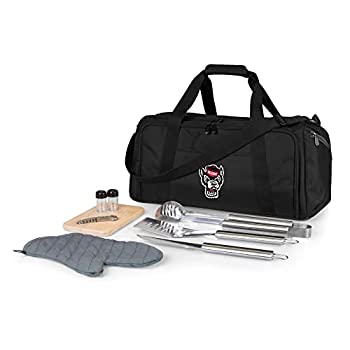 【中古】【インポート品・未当て嵌める】NCAA North Carolina State Wolfpackピクニック第四次元BBQ一揃いの道具Cooler Tote with丸焼き\u0026付属物