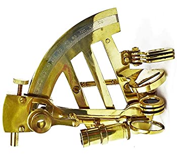 【中古】【輸入品・未使用】Kartique Scouts 真鍮 アンティーク 六分儀 航海装飾 新品 - 4インチ - ホームデコレーション/ショーピース/ギフト/航海/指示/アンティーク用|スカイマーケットプラス