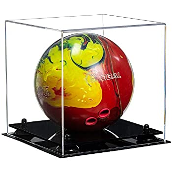 【中古】【輸入品・未使用】Better Display Cases クリアアクリルボーリングボールディスプレイケース ブラックライザー (A028-BR)