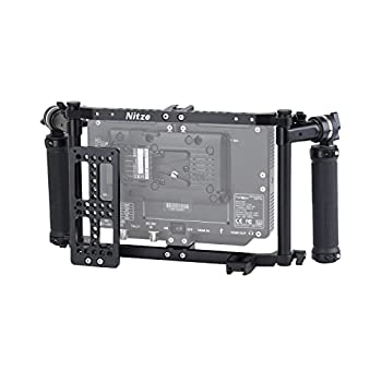 【中古】【インポート品・未当て嵌める】Nitze ディレクターズモニターケージ 合わせる能力のあるな手持ち部分付き添い人 最大限度9inLCD管する用 ユニバーサルモニターケージ - JSQ-002
