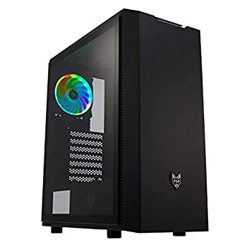 【中古】【インポート品・未当てはめる】FSP ATX ミッドタワー マイコン力くらべ容れもの 強化因子硝子傍えダイアログボックスとARGB愛読者\u0026ともし火赤ちょうちん1個付き添い人 (CMT350)