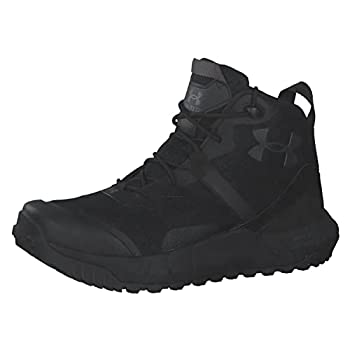 【中古】【インポート品・未当て嵌める】Under Armour Women\u0027s Micro G Valsetz Mid Military and Tactical Boot, Black (001)/Black, 8