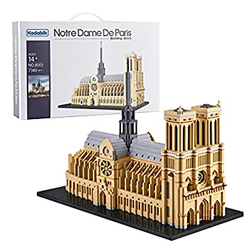 【中古】【インポート品・未当て嵌める】Kadablk フランス共和国 ノートルダム ド 光の都市 精神的な統合一揃いの道具 ミニ DIY STEM 精神的な統合遊び道具 7380個