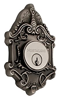 【中古】【輸入品・未使用】Nostalgic Warehouse bn60-vicdb-ap Victorianデッドボルト、シングル円柱、アンティークピューター