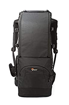 【中古】【インポート品・未当て嵌める】Lowepro 望遠水晶体相応う 写真機背嚢 レンズトレッカー 600 AW 3 26.8L 黒いこと 367762