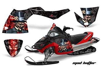 【中古】【輸入品・未使用】2005???2007ポラリスFusion AMRRACINGグラフィックスデカールキット???Mad Hatter???2色