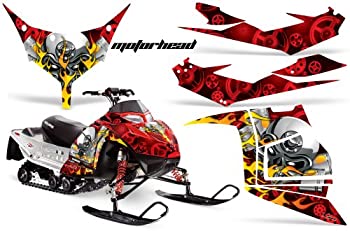 【中古】【輸入品・未使用】AMR Racing スノーモービルグラフィックキット ステッカー デカール Polaris IQ Race 600対応 - モーターヘッドレッド|スカイマーケットプラス