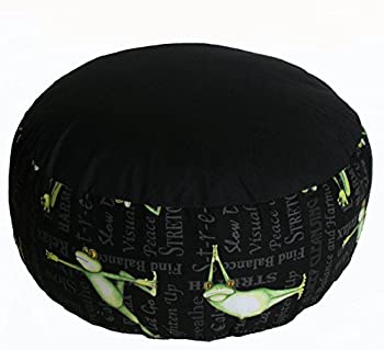 【中古】【インポート品・未当てはめる】Boon Decor 思い入れる座蒲団 座蒲枕 目の前殻\u0026パンヤフィル ? 押さえる版 ヨガフロッグ