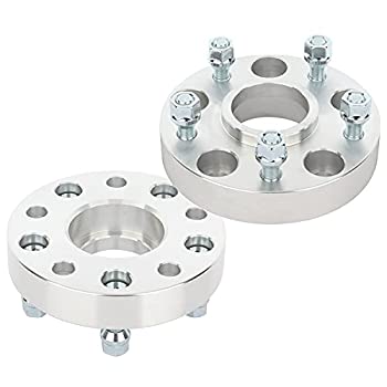 【中古】【輸入品・未使用】OCPTY 2個入り 1.25インチ 5x5から5x5 ハブセントリックホイールスペーサー 1/2スタッド グランドチェロキー WJ WK シルバー 070701-1-5209-1119