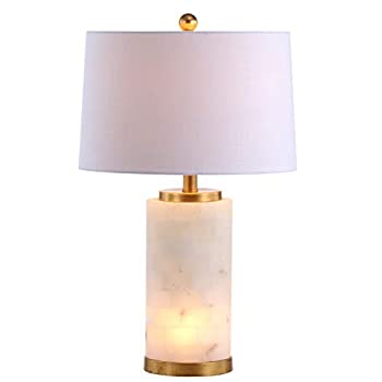 【中古】【輸入品・未使用】JONATHAN Y JYL6203A Eliza 25.5インチ アラバスター LEDテーブルランプ 海岸 コンテンポラリー ベッドサイドデスク ナイトスタンドランプ 寝室