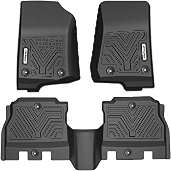 【中古】【輸入品・未使用】YITAMOTOR フロアマット ジープラングラーJL カスタムフィット フロアライナー 2018-2019 ジープラングラー JL 4ドア 前列 後列 全天候保護 44,227円