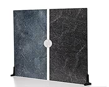【中古】【輸入品・未使用】Duo Board XL - 30インチ x 40インチ 両面写真ボード 食品&製品写真 - 脚付き (オーシャンスレート/ブラックスレート)